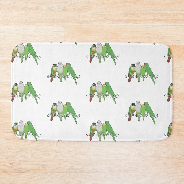 Item preview, Green Bird Club - Small Parrots designed and sold by Sonderdaisies.