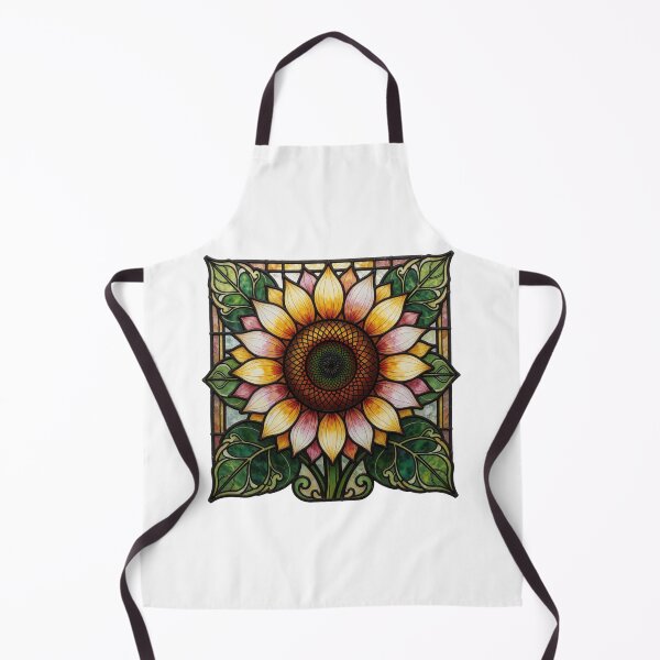 Item preview, Stained Glass Sunflower Sticker | Botanical Floral Art designed and sold by AillustriaAK.
