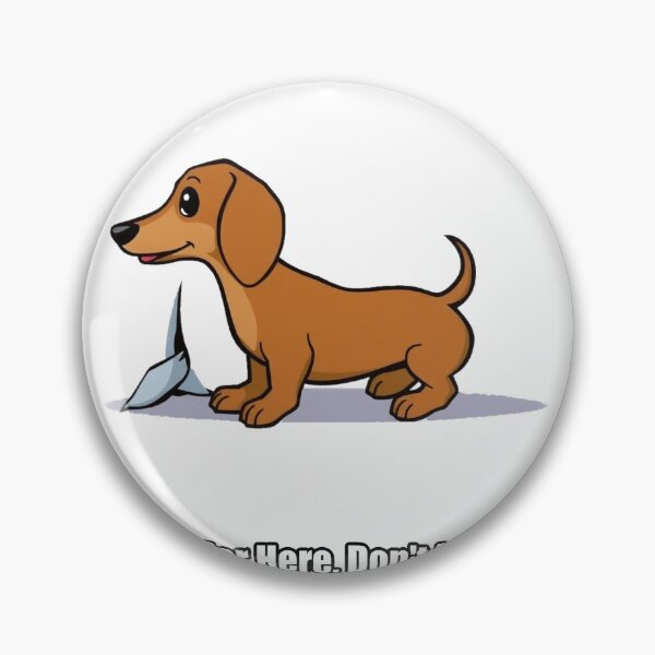 Item preview, Dachshund Sticker - Under Here Don't Look - Funny Dachshund Gift designed and sold by pawdrops.