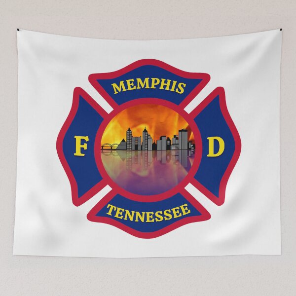 Item preview, Memphis Fire Department - Fire Skyline designed and sold by BerlinerKatzen.