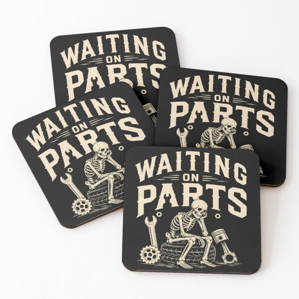 Item preview, Waiting On Parts Funny Skeleton Auto Mechanic Art designed and sold by VGAfanatic.