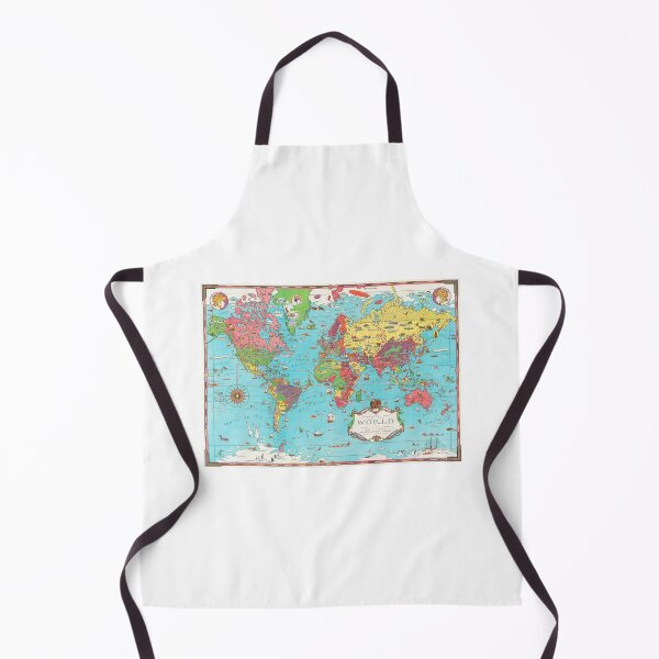 Item preview, Vintage Ernest Dudley Chase Mercator Map designed and sold by Bart4jesus.