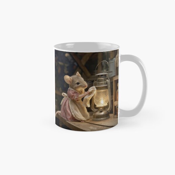 Item preview, Mouse Dusting an Antique Lantern designed and sold by Maria Dryfhout.