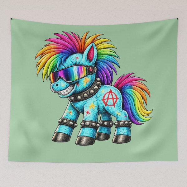 Item preview, Cosmic Punk Pony designed and sold by LAPUTIK.