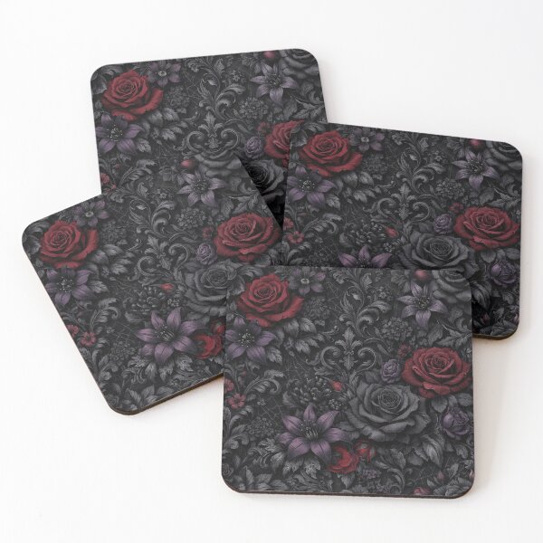 Item preview, Dark Gothic Floral Damask Roses designed and sold by Owcomm.