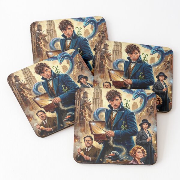 Item preview, Unlocking a World of Wonder. – Fantastic Beasts Fine Art Print designed and sold by Art's Diner.