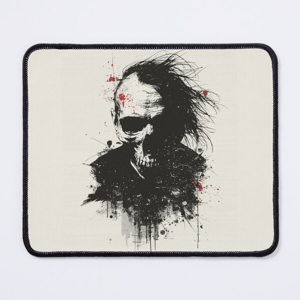 Item preview, Heavy Metal Half Skull Long Hair Grunge Graphic designed and sold by ERODED SELF.