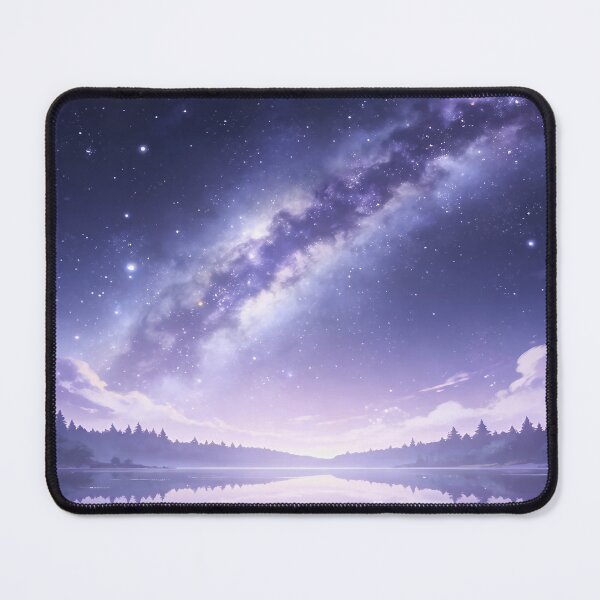 Item preview, Milky way and lake ethereal landscape designed and sold by deelitt.
