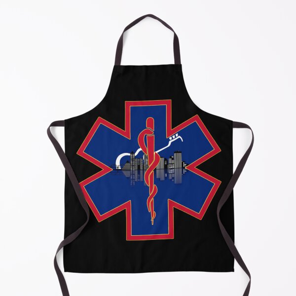 Item preview, City of Memphis Skyline EMS Star of Life designed and sold by BerlinerKatzen.