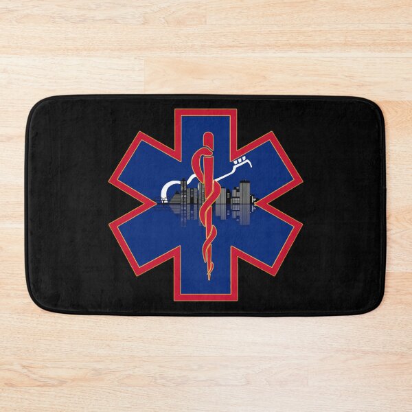 Item preview, City of Memphis Skyline EMS Star of Life designed and sold by BerlinerKatzen.