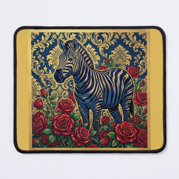 Item preview, Blue Zebra & Gold Baroque designed and sold by DesignsByPrnces.