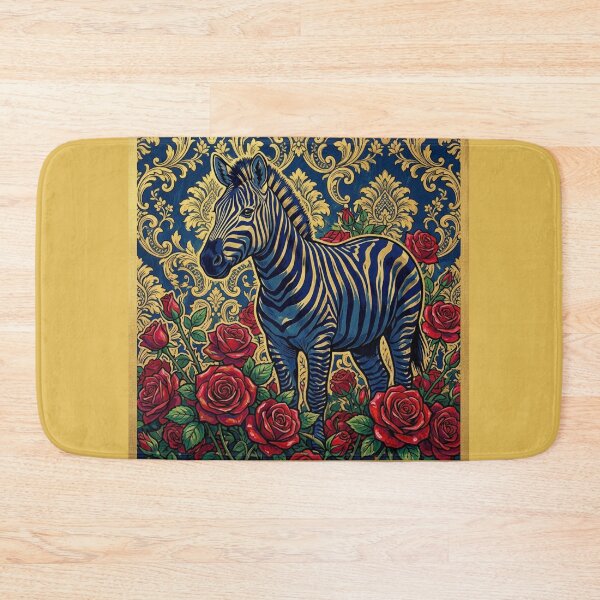 Item preview, Blue Zebra & Gold Baroque designed and sold by DesignsByPrnces.