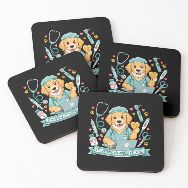 Item preview, Making a Difference in Vet Medicine – Cute Veterinary Dog Nurse  designed and sold by freshwear design.