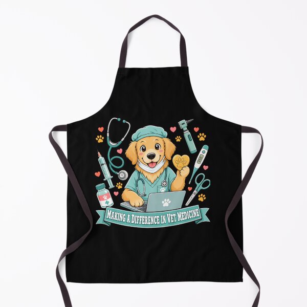 Item preview, Making a Difference in Vet Medicine – Cute Veterinary Dog Nurse designed and sold by freshwear design.