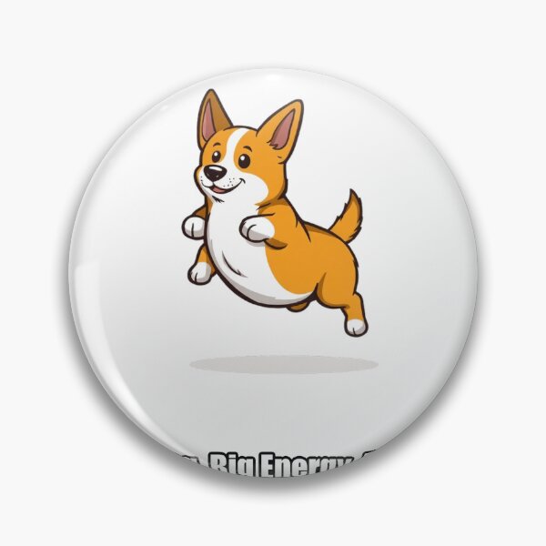 Item preview, Corgi Sticker - Small Dog Big Energy Problem - Funny Corgi Gift designed and sold by pawdrops.