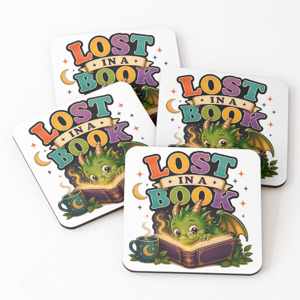 Item preview, Lost in a Book – Cute Dragon Reader Fantasy Book Lover Design designed and sold by Digital Culture Studio.
