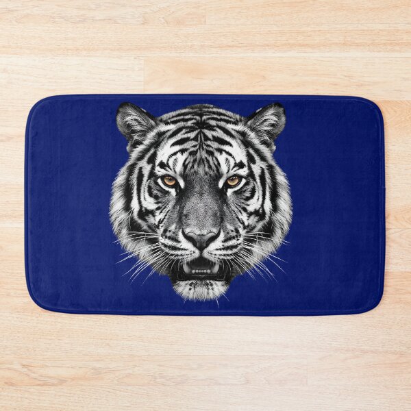 Item preview, Modern Monochromatic Tiger Mask – Minimalist Wild Art designed and sold by digitalbob60.