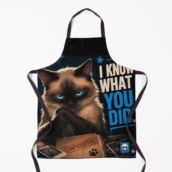 Item preview, Siamese Cat Detective: I know what you did designed and sold by thirtyonestars.