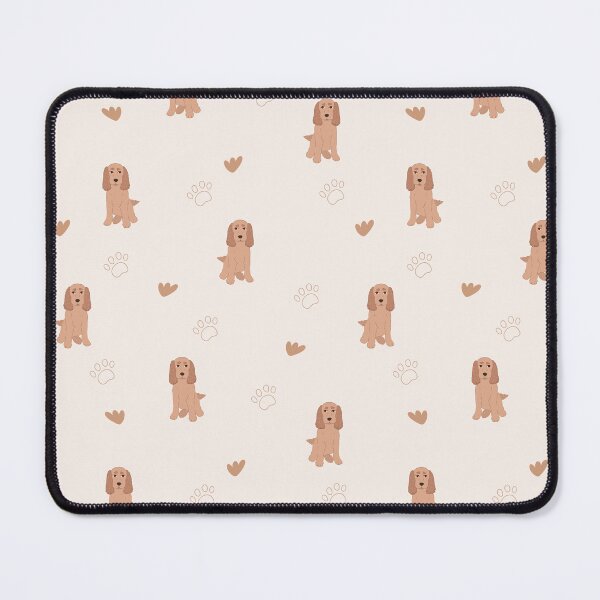 Item preview, Minimalist Flat Design Cocker Spaniel Dog Cream Pattern designed and sold by svitlaarty.