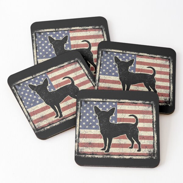 Item preview, Patriotic Chihuahua American Flag Silhouette Shirt designed and sold by TeNovaStudio.