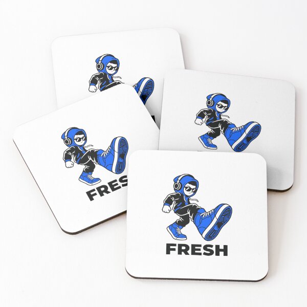 Item preview, Fresh Sneakerhead Kid Blue Kicks Premium Sticker designed and sold by Mr-wow.