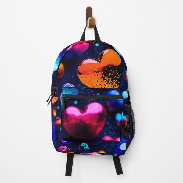 Item preview, Neon Hearts Galaxy Pattern – Colorful Love Aesthetic Design designed and sold by IMuDesigner.