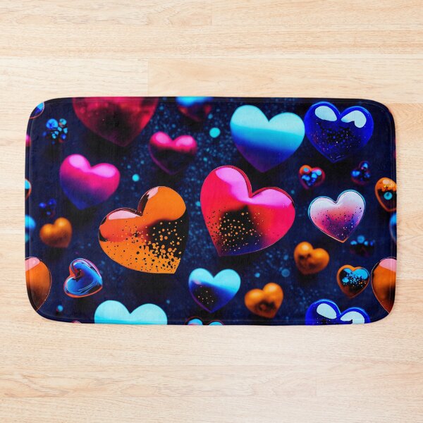 Item preview, Neon Hearts Galaxy Pattern – Colorful Love Aesthetic Design designed and sold by IMuDesigner.