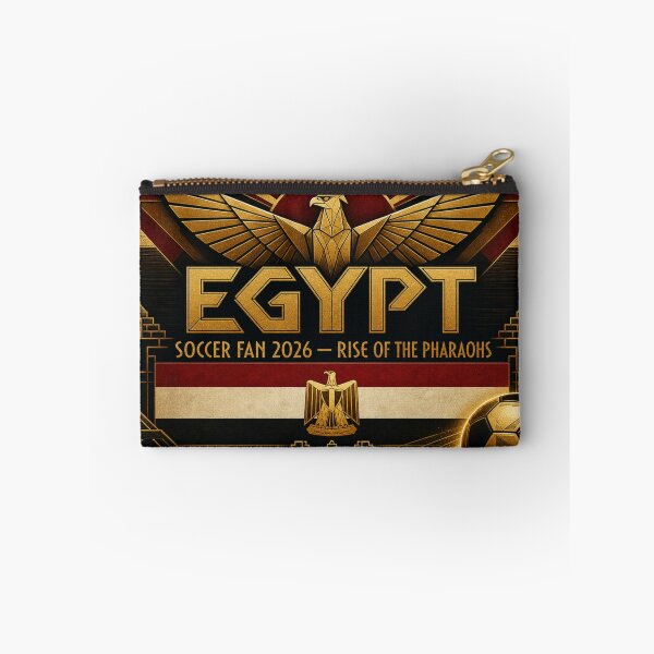 Item preview, Egypt Soccer Fan 2026 Pharaohs First Historic World Cup Win Eagle of Saladin Design designed and sold by BrickByDream.