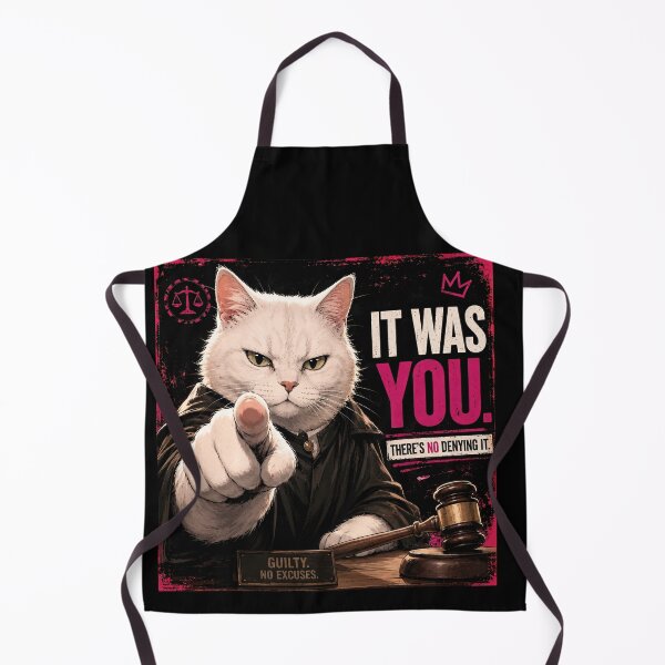 Item preview, Judge Cat: Guilty! No excuses. designed and sold by thirtyonestars.