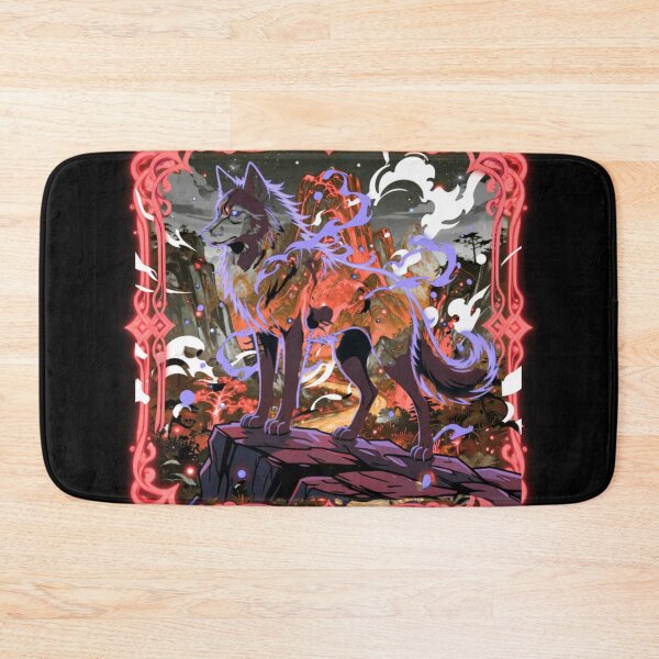 Item preview, Mystic Spirit Wolf Fantasy Forest Art designed and sold by DervoTeck2767.