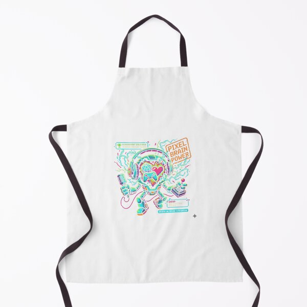 Item preview, Pixel Brain Power Graphic Tee designed and sold by Hanno0.
