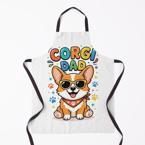 Item preview, Cute Corgi Dad Sunglasses Shirt, Funny Corgi Dad Bandana Tee, Corgi Gift for Dog Dads and Corgi Lovers designed and sold by Wearable Canvas...