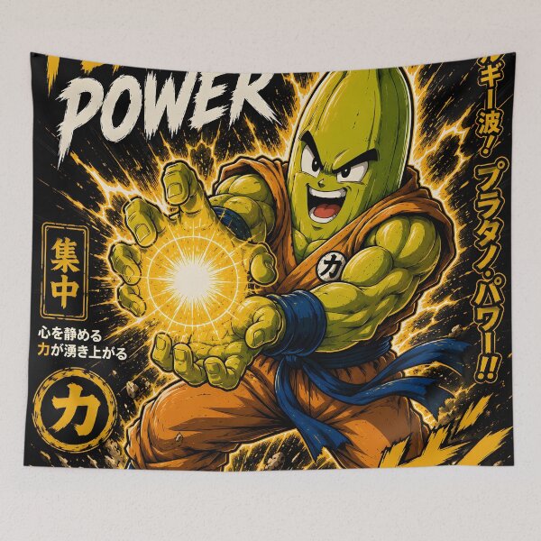 Item preview, Plátano Power Energy Blast Warrior designed and sold by Dominicanada.