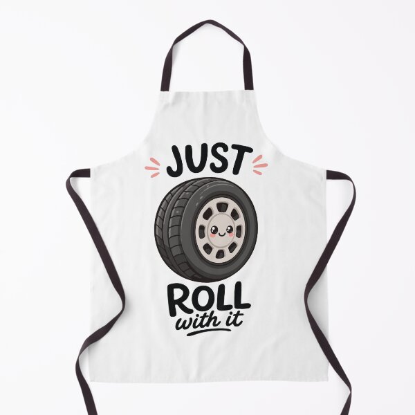 Item preview, Just Roll With It – Funny Tire Pun Car Automotive Lovers Design designed and sold by Apotheosis by Irie Meraki.
