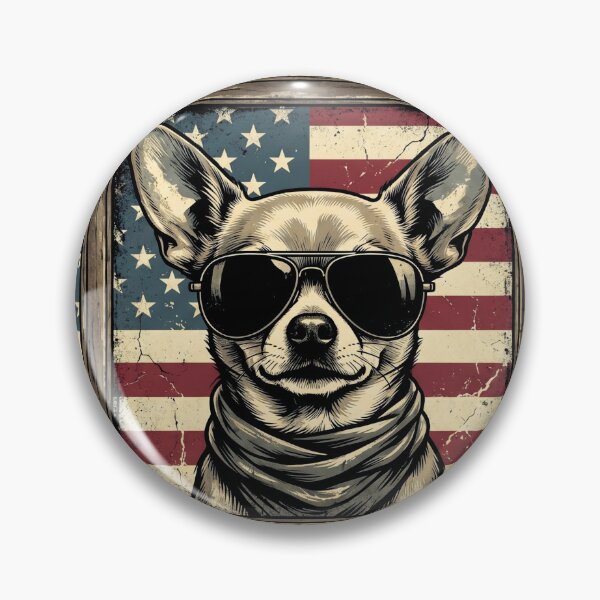 Item preview, Patriotic Pups Old Glorys Own Chihuahua Shirt designed and sold by TeNovaStudio.