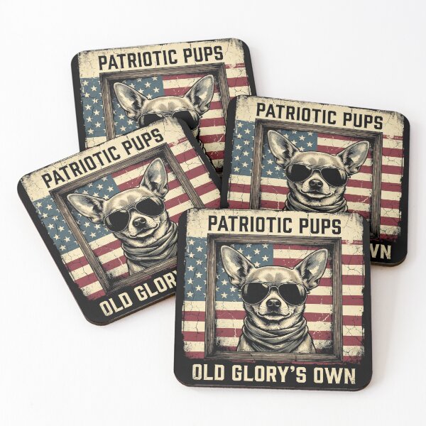 Item preview, Patriotic Pups Old Glorys Own Chihuahua Shirt designed and sold by TeNovaStudio.