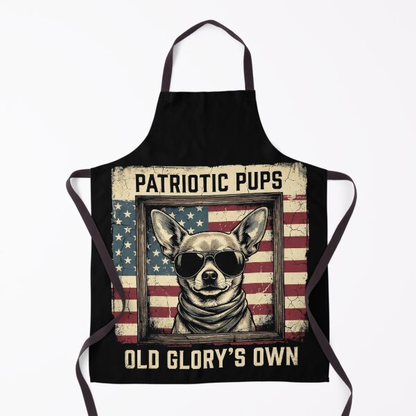Item preview, Patriotic Pups Old Glorys Own Chihuahua Shirt designed and sold by TeNovaStudio.