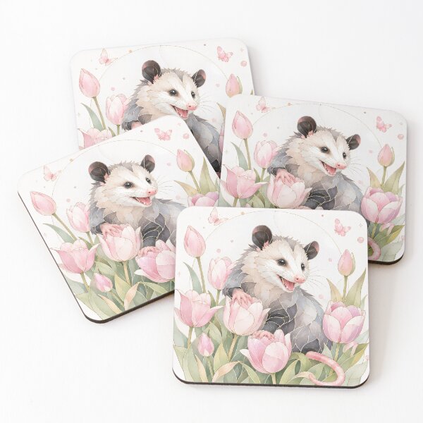 Aperçu de l'œuvre tulipes roses 0possum créée et vendue par scicilysimonee.