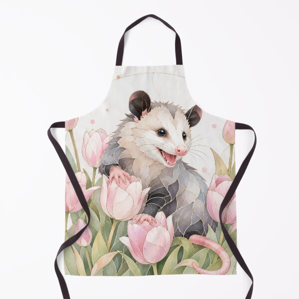 Item preview, 0possum pink tulips flowers designed and sold by scicilysimonee.