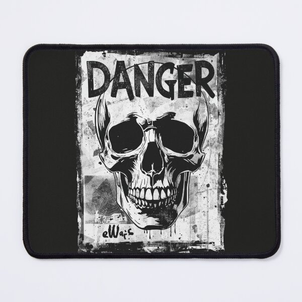 Item preview, Danger Vintage Grunge Skull Punk Poster Graphic designed and sold by ERODED SELF.