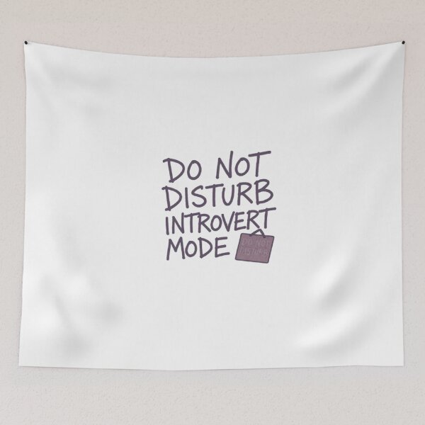 Item preview,  Do Not Disturb Introvert Mode 2026 - Anti Social Sticker designed and sold by Arties4Bread⭐⭐⭐⭐⭐.