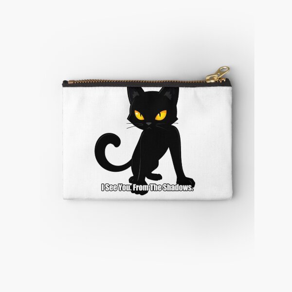 Item preview, Black Cat Sticker - I See You From The Shadows - Funny Black Cat Gift designed and sold by pawdrops.