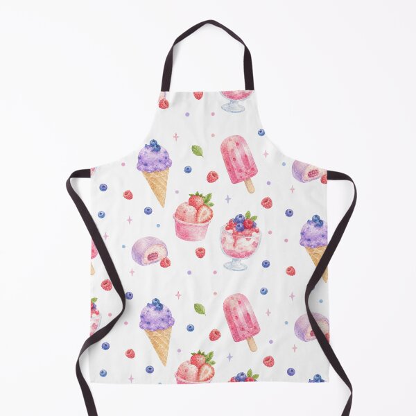 Item preview, Watercolor Berry Ice Cream Dessert designed and sold by Ora-kuro.