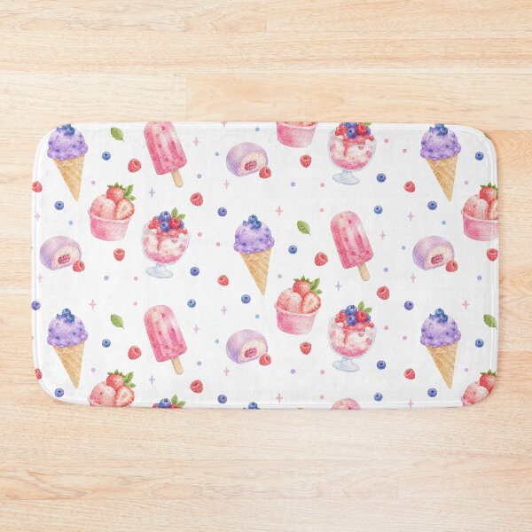 Item preview, Watercolor Berry Ice Cream Dessert designed and sold by Ora-kuro.