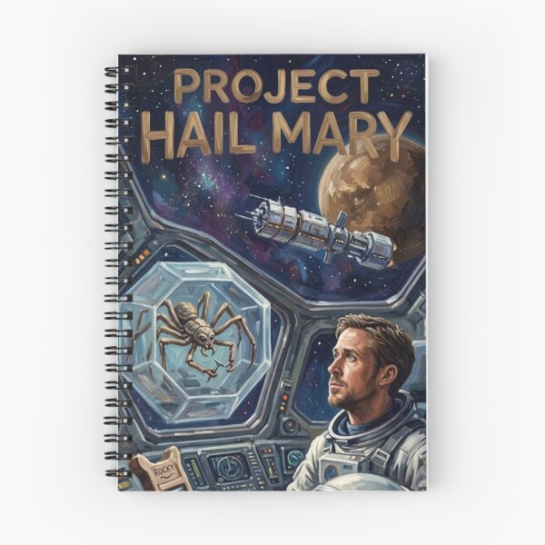 Item preview, A Friendship Across the Stars. – Project Hail Mary Fine Art Print designed and sold by Art's Diner.