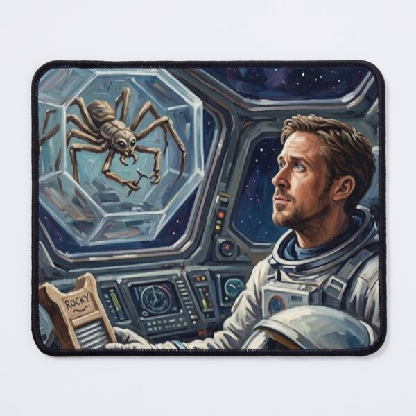 Item preview, A Friendship Across the Stars. – Project Hail Mary Fine Art Print designed and sold by Art's Diner.