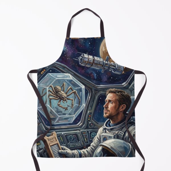 Item preview, A Friendship Across the Stars. – Project Hail Mary Fine Art Print designed and sold by Art's Diner.