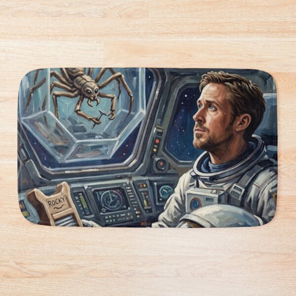 Item preview, A Friendship Across the Stars. – Project Hail Mary Fine Art Print designed and sold by Art's Diner.