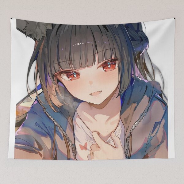 Item preview, Kazusa Kyoyama Blue Hoodie Blue Archive designed and sold by KomiArts.