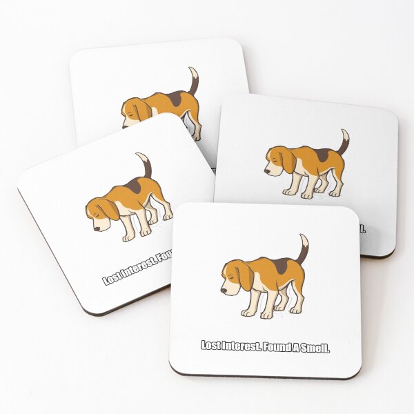 Item preview, Beagle Sticker - Lost Interest Found A Smell - Funny Beagle Gift designed and sold by pawdrops.